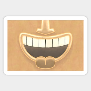 Vanilla Tiki Smile Mask! Sticker